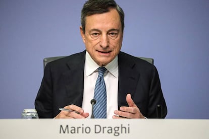 El presidente del Banco Central Europeo (BCE), Mario Draghi. 