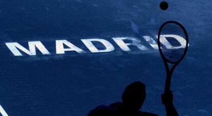 El tenista francés Jo-Wilfried Tsonga en su partido ante el ucraniano Alexandr Dolgopolov