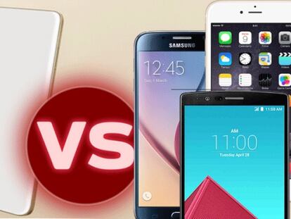 Xiaomi Mi Note Pro vs Samsung Galaxy S6, iPhone 6 Plus y el resto de sus rivales