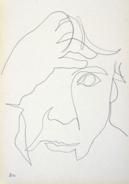 Autorretrat d'Andreu Alfaro (1990).