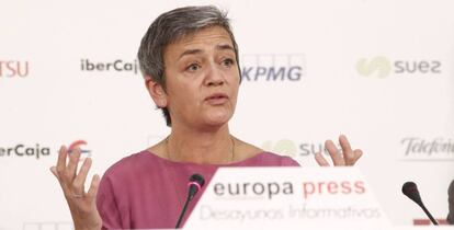 La Comisaria Europea de Competencia, Margrethe Vestager