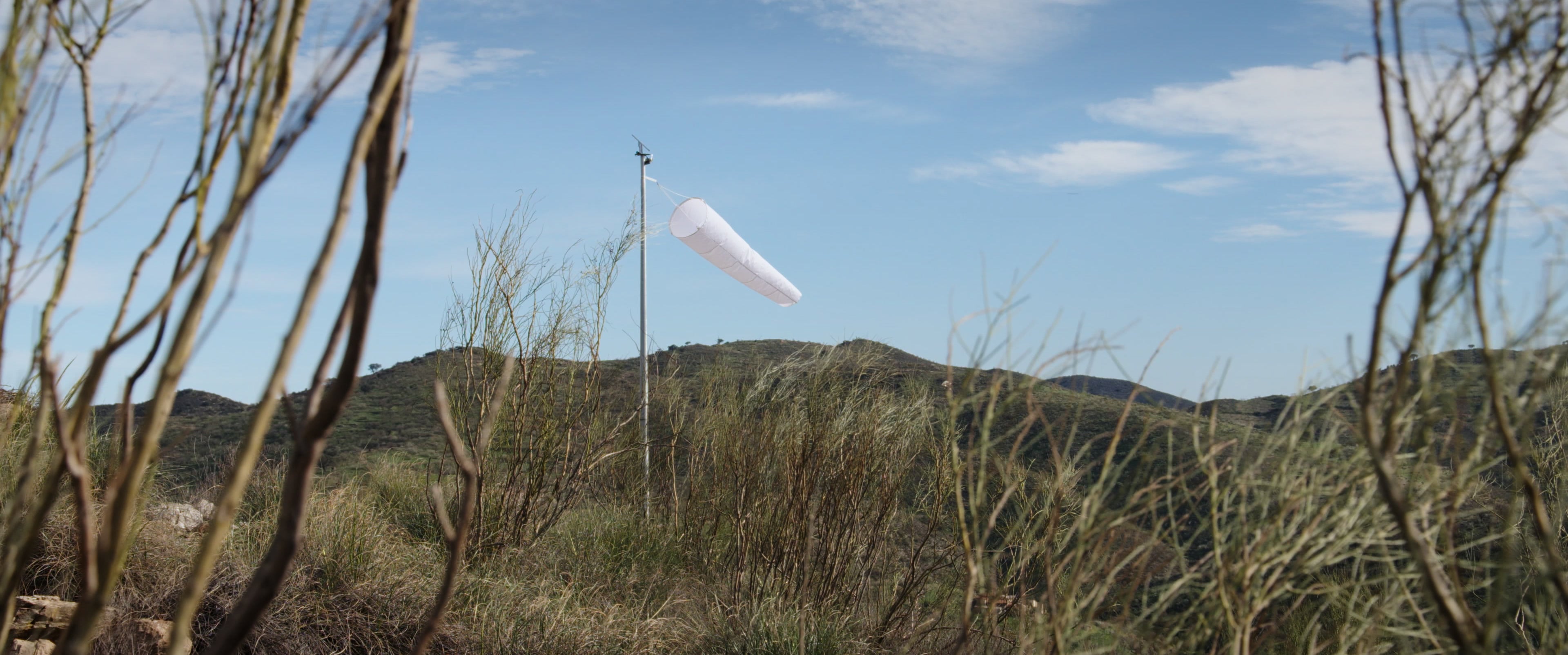 Una imagen transmitida en directo desde El Almendral (Almería), base de operaciones del proyecto del artista francés Philippe Parreno.