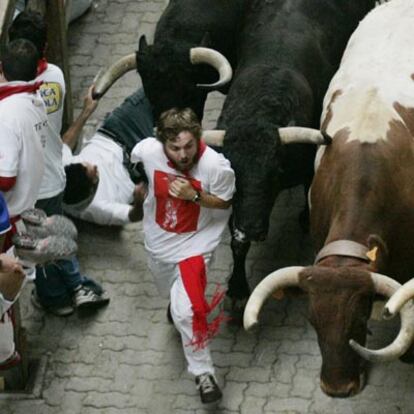 El encierro penúltimo de las fiestas de San Fermín 2006