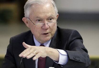 El fiscal general, Jeff Sessions.