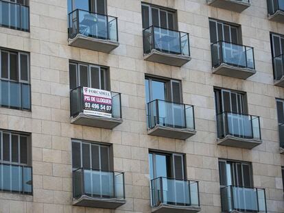 Viviendas en alquiler en Barcelona, donde los pisos se han disparado.