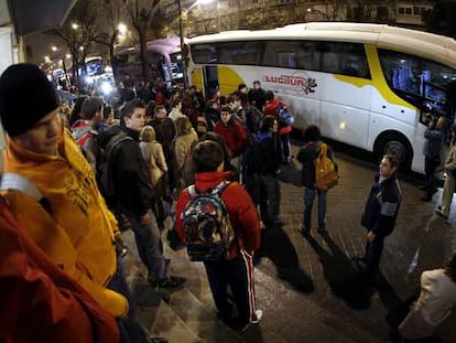 Autobús para alumnos del Sagrado Corazón