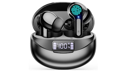 Auriculares inalámbricos con Bluetooth 5.3. Sonido Hi-Fi y 35 horas de reproducción. SOLO 8,38€