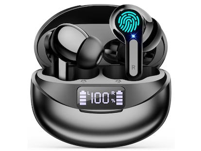 Auriculares inalámbricos con Bluetooth 5.3. Sonido Hi-Fi y 35 horas de reproducción. SOLO 18,99€