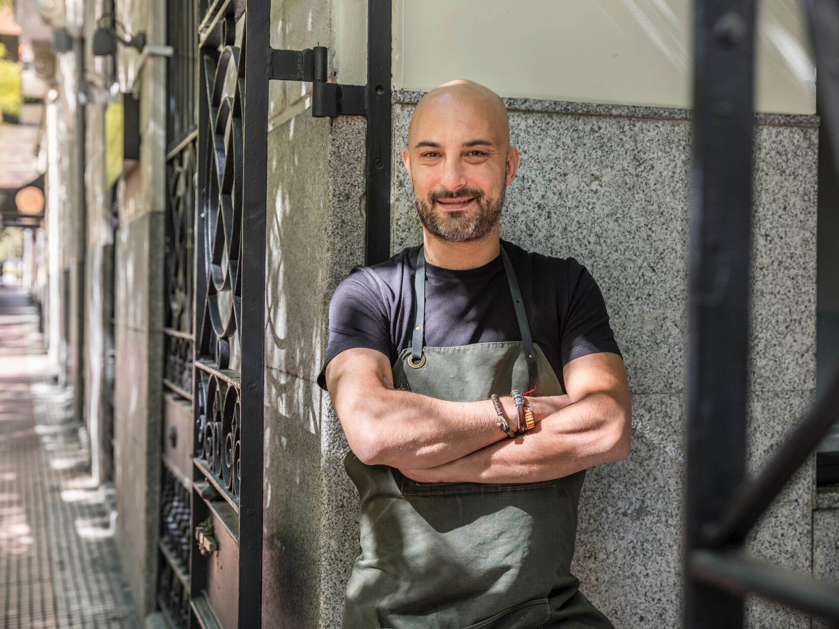 El cocinero y propietario de Lúa, Manuel Domínguez. Imagen proporcionada por el restaurante.