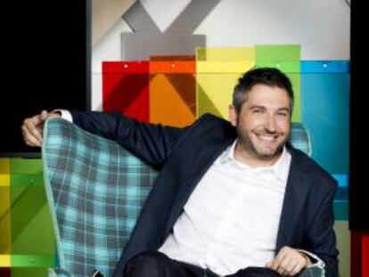 Fotografía facilitada por La Sexta del presentador de "Zapeando", Frank Blanco, entrevistado por Efe con motivo de la publicación de su libro "Padre con un par".