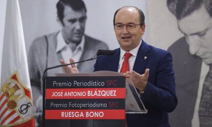 Jos&eacute; Castro, presidente del Sevilla. 