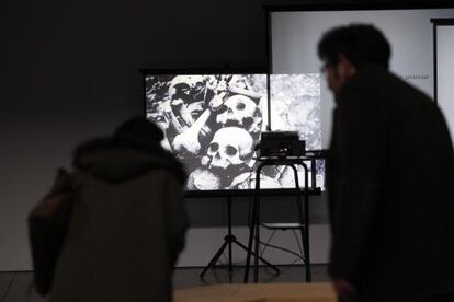 Una de las piezas de la exposición 'Arqueológica', en El Matadero Madrid.