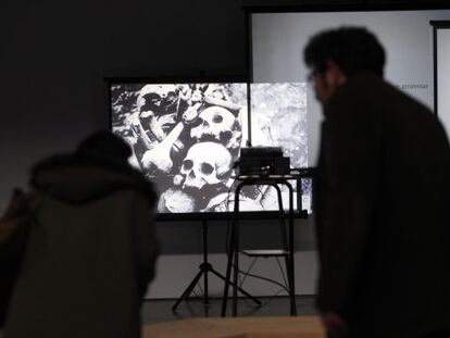 Una de las piezas de la exposición 'Arqueológica', en El Matadero Madrid.