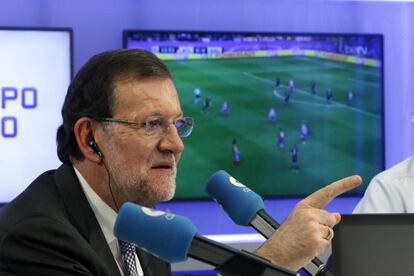 El presidente del Gobierno, Mariano Rajoy, en COPE.