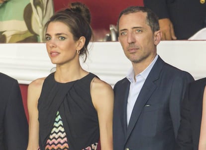 Carlota Casiraghi y Gad Elmaleh.