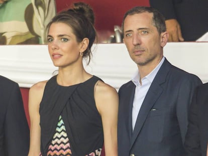 Carlota Casiraghi y Gad Elmaleh.