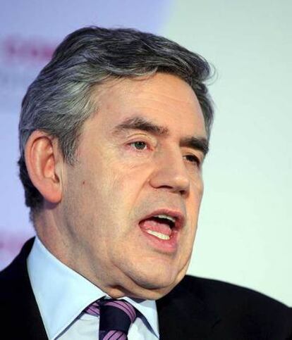 El primer ministro británico, Gordon Brown