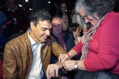 Pedro S&aacute;nchez, en un acto en Granada el pasado 18 de marzo. 