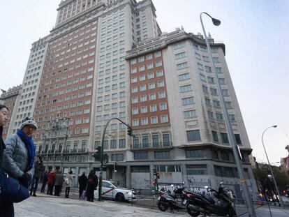 El Edificio España en Madrid.