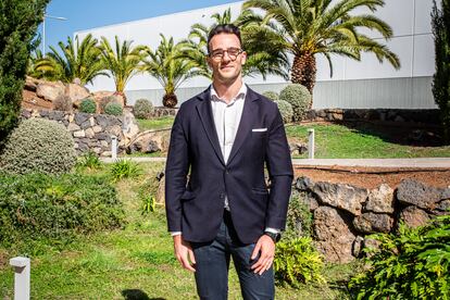 El director del centro de investigación de Arquimea en La Laguna (Tenerife), Rubén Criado, el día 16.
