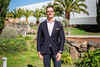 El director del centro de investigación de Arquimea en La Laguna (Tenerife), Rubén Criado, el día 16.