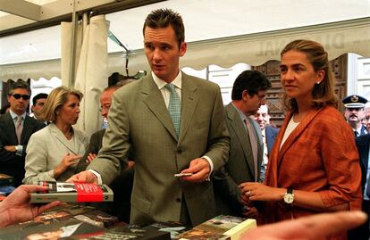 En junio de 2001 Iñaki Urdangarin y la infanta Cristina inauguraban la Feria del Libro en Barcelona.