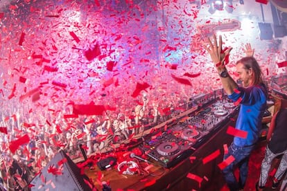 El dj franc&eacute;s David Guetta en la discoteca Pach&aacute;. 