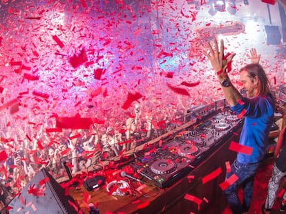 El dj franc&eacute;s David Guetta en la discoteca Pach&aacute;. 