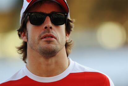 Fernando Alonso, en el Gran Premio de Japón.