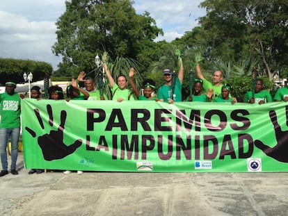 O movimento contra a corrupção "Marcha Verde", na República Dominicana, motivado pela corrupção da Odebrecht.