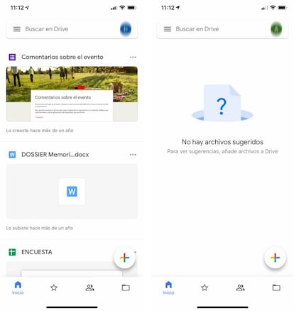 Cambio entre cuentas de Google con apps actualizadas.