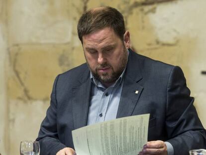 El vicepresident Oriol Junqueras.