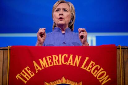 Clinton, en su discurso de este miércoles en Ohio