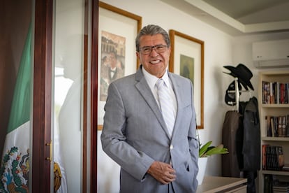 Ricardo Monreal en la Cámara de Diputados, en Ciudad de México.