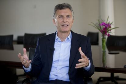 O presidente da Argentina, Mauricio Macri.