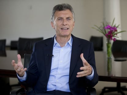 O presidente da Argentina, Mauricio Macri.