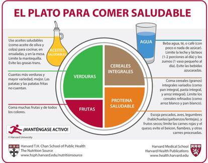 Adiós pirámide. Hola plato saludable