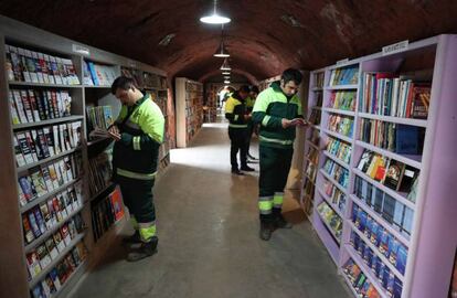 Biblioteca de libros abandonados en Ankara