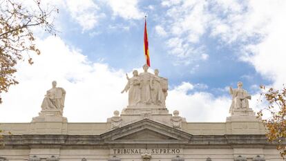 Fachada de la sede del Tribunal Supremo, en Madrid.