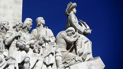 Padrão dos Descobrimentos, monumento en Lisboa. En el extremo derecho, Enrique el Navegante.