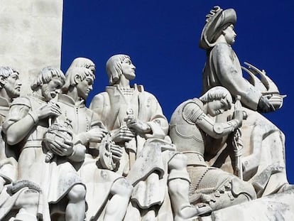 Padrão dos Descobrimentos, monumento en Lisboa. En el extremo derecho, Enrique el Navegante.