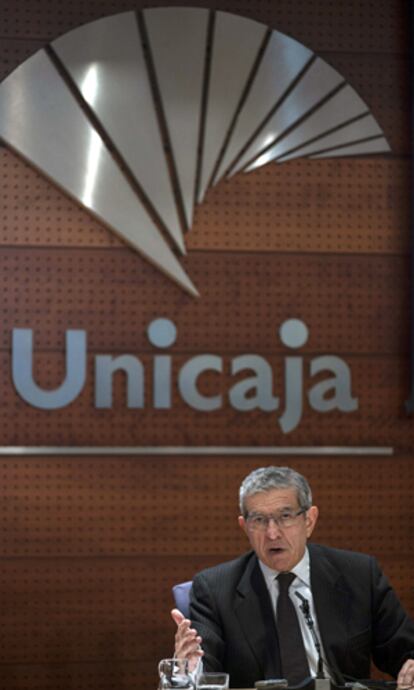 Braulio Medel, presidente de Unicaja.