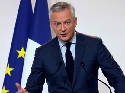 El ministro de Finanzas francés, Bruno Le Maire, el pasado 12 de noviembre en París.