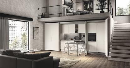 Por muy minúsculo que sea, con Boxlife se puede aprovechar el espacio en pisos, estudios o 'lofts'.