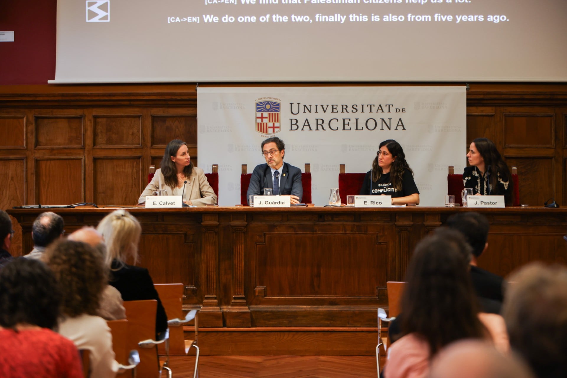 La Universidad de Barcelona inaugura la primera cátedra de Europa dedicada al estudio de Palestina