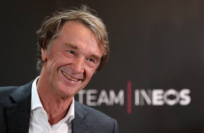 Jim Ratcliffe durante una conferencia de prensa en Yorkshire en mayo de 2019. 