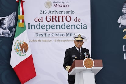 Discurso del almirante Raymundo Pedro Morales Ángeles.