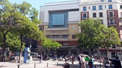 El edificio del cine Proyecciones de Cinesa, en la calle Fuencarral (Madrid)