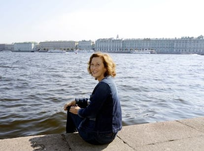 Julia Navarro in St Petersburg.