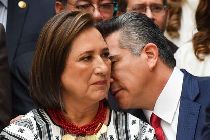 Alejandro 'Alito' Moreno y Xóchitl Gálvez